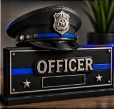 Personalized Police Desk Name Plate
