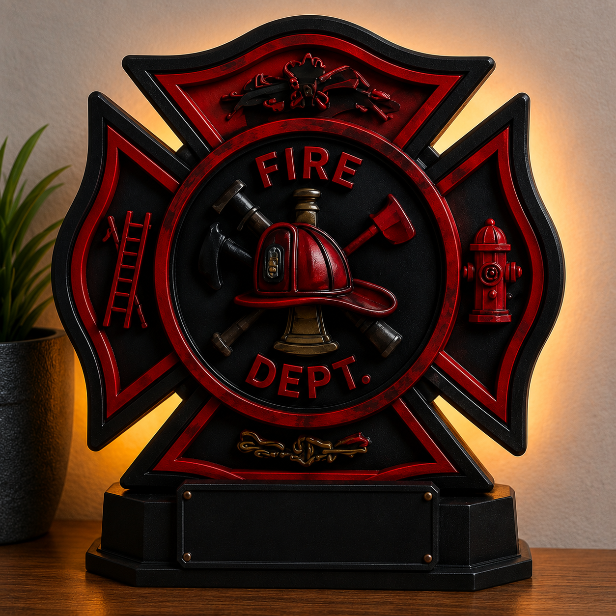 Firefighter Maltese Cross