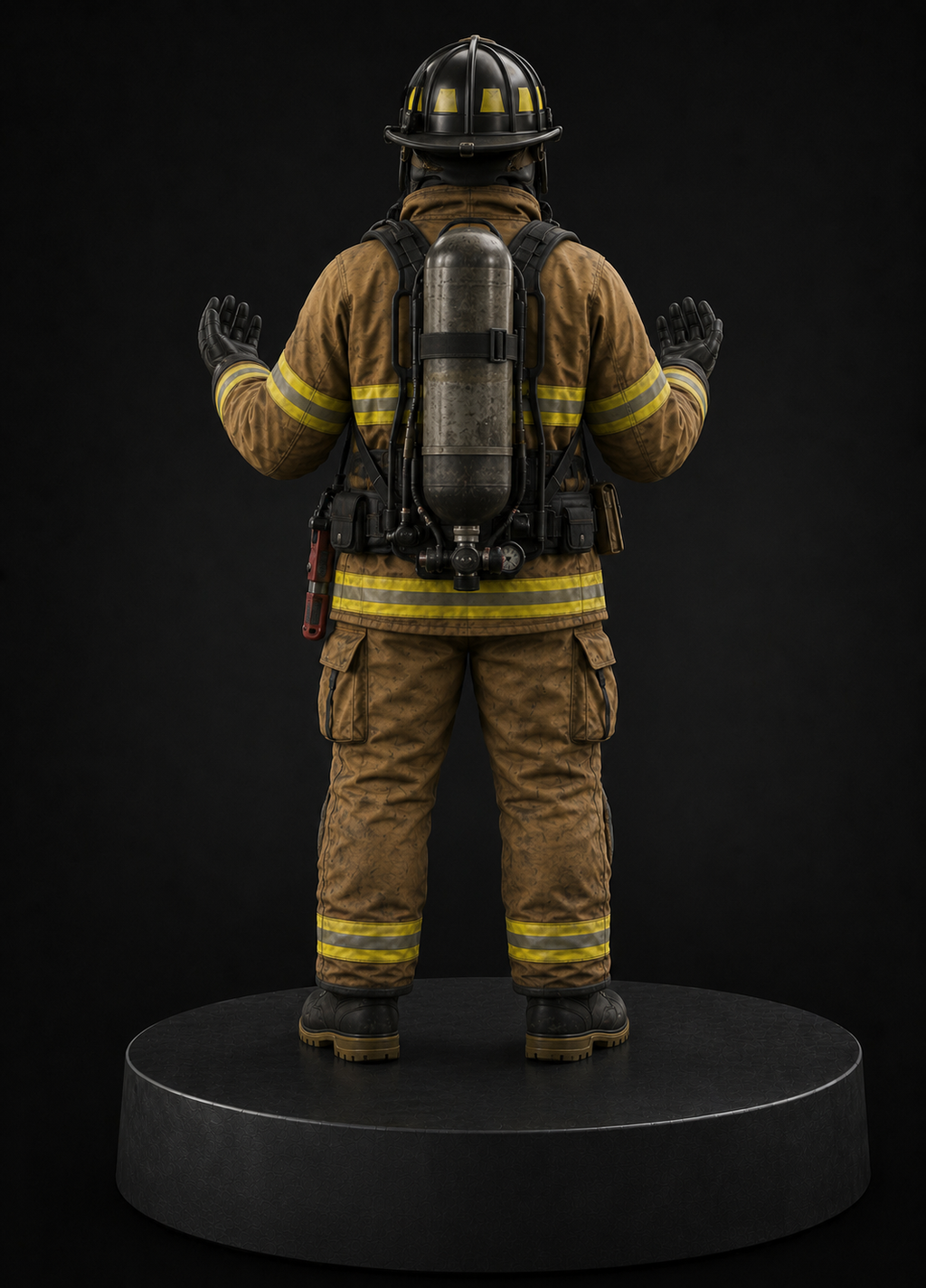 Firefighter Hero Collectible Statue